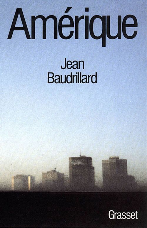 Couverture ebook de Amérique, de Jean Baudrillard