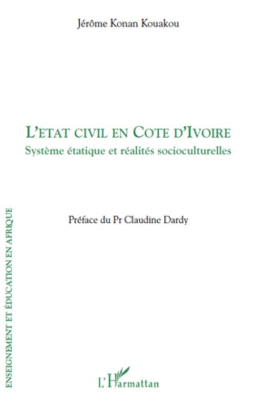 ebook cover of L'état civil en Côte d'Ivoire, by Jérôme konan Kouakou