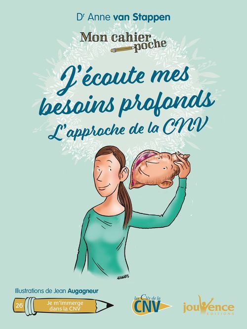 Couverture ebook de Mon Cahier Poche : J'écoute mes besoins profonds, de Anne Van Stappen, Jean Augagneur