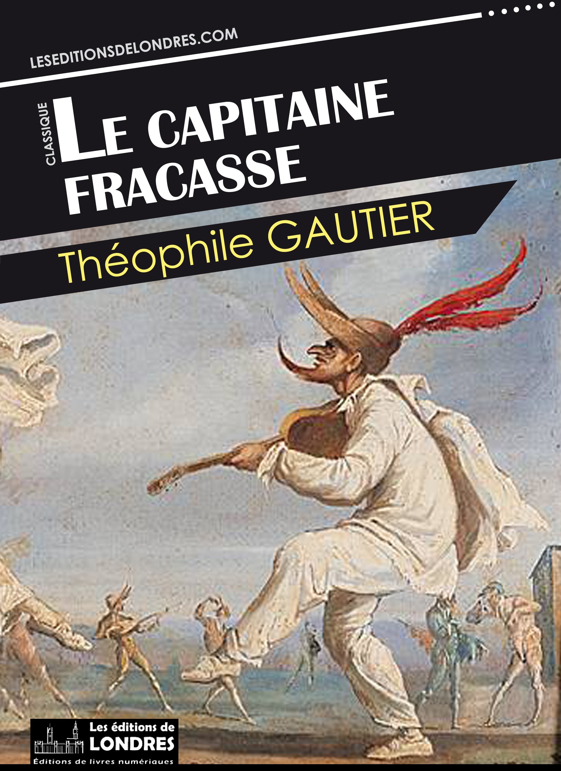 ebook cover of Le Capitaine Fracasse, by Théophile Gautier