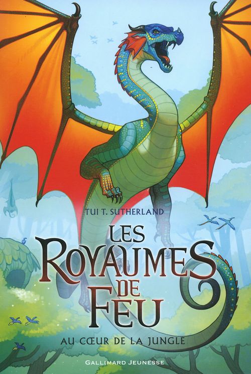 ebook cover of Les Royaumes de Feu (Tome 3) - Au coeur de la jungle, by Tui T. Sutherland