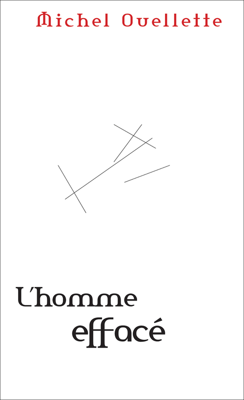 ebook cover of L'homme effacé, by Michel Ouellette