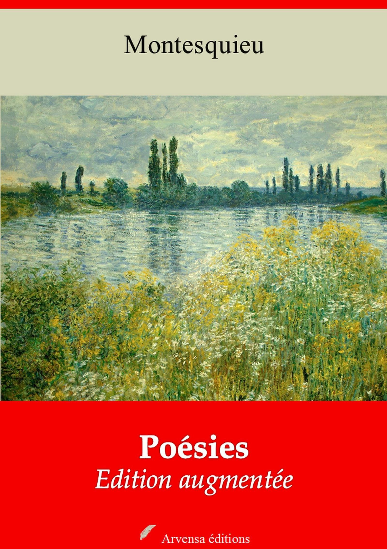 Couverture ebook de Poésies - suivi d'annexes, de Charles De Montesquieu