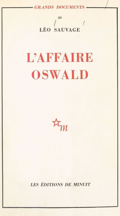 Couverture ebook de L'affaire Oswald : réponse au rapport Warren, de Leo Sauvage