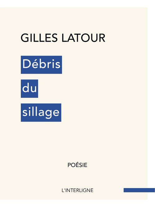ebook cover of Débris du sillage, by Gilles Latour