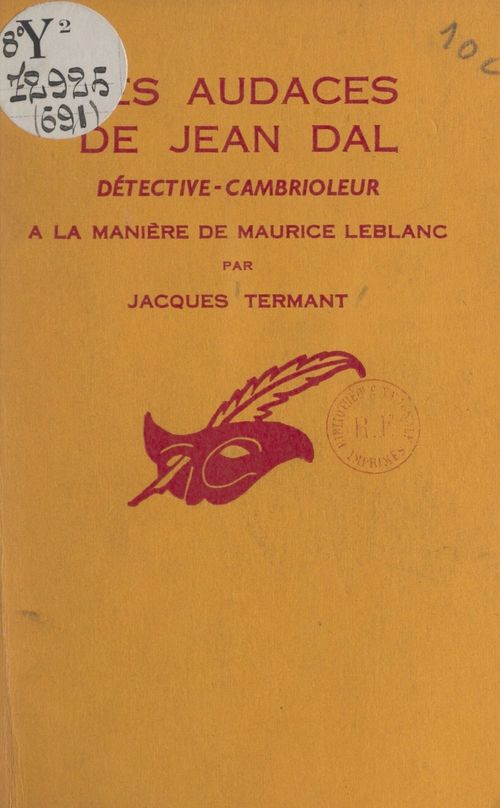 Couverture ebook de Les audaces de Jean Dal, de Jacques Termant
