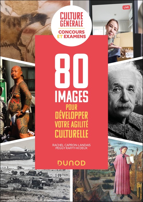Couverture ebook de Culture générale : 80 images pour développer votre agilité culturelle, de Rachel Capron-Landais, Peggy Raffy-Hideux