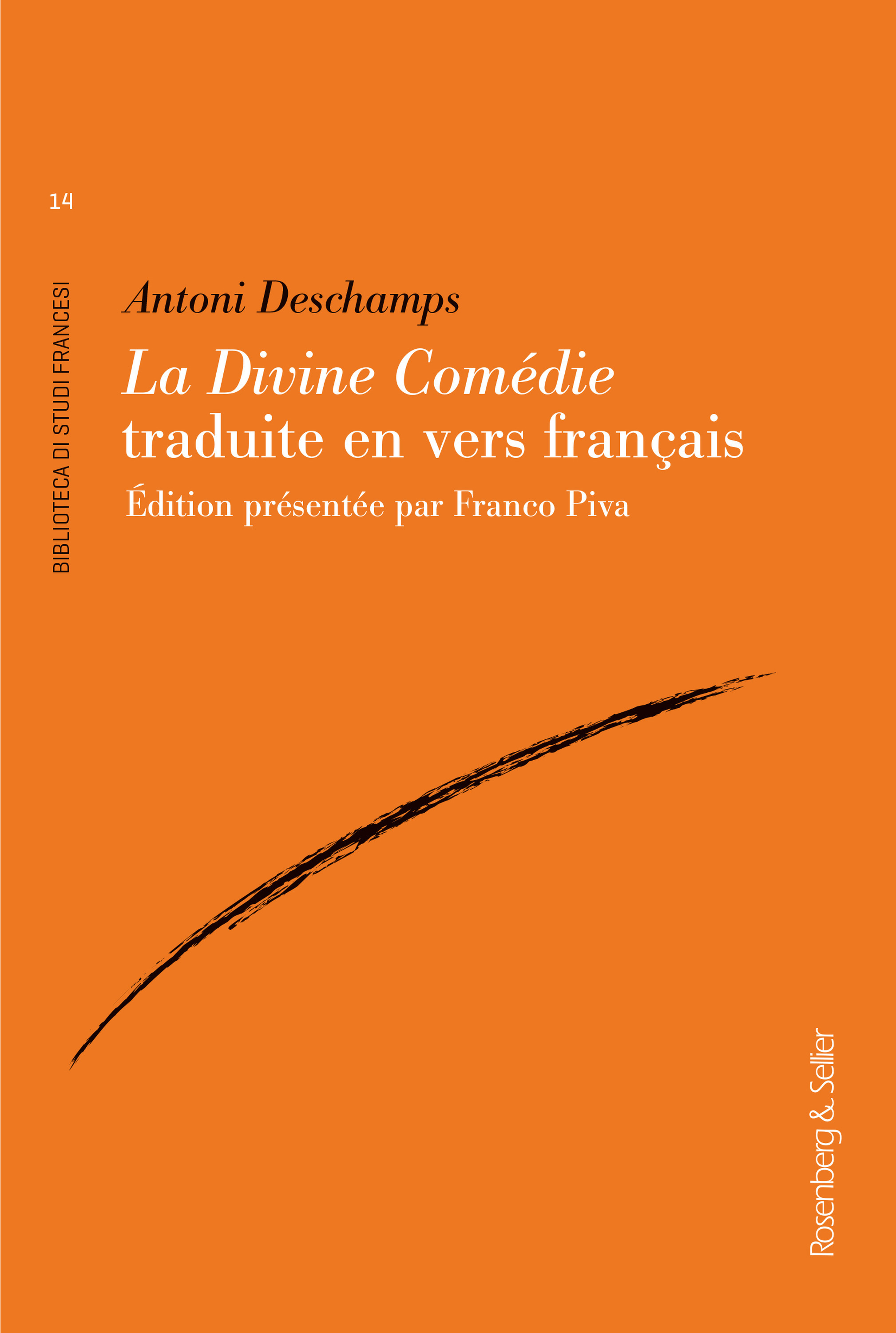 Couverture ebook de La Divine Comédie traduit en vers français, de Deschamps Antoni