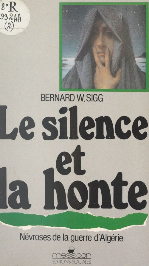 ebook cover of Le silence et la honte, by Bernard W. Sigg