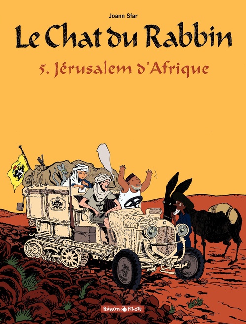 Couverture ebook de Le Chat du Rabbin - Tome 5 - Jérusalem d'Afrique, de Joann Sfar