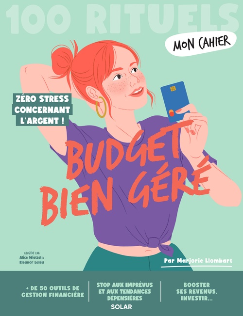 Couverture ebook de Mon Cahier 100 Rituels Budget bien géré, de Marjorie Llombart