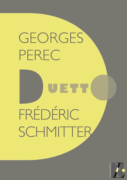 Couverture ebook de Georges Perec - Duetto, de Frédéric Schmitter