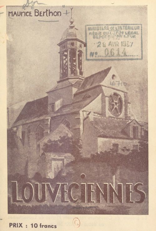 Couverture ebook de Louveciennes, de Maurice Berthon