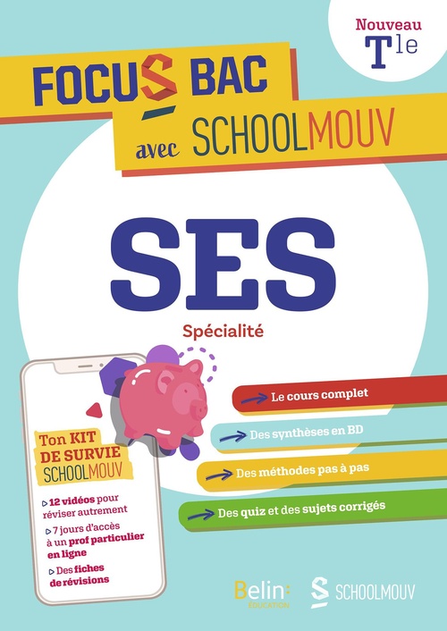 Couverture ebook de Focus BAC :  SES - Spécialité Terminale, de Stéphanie Fraisse-d'Olimpio