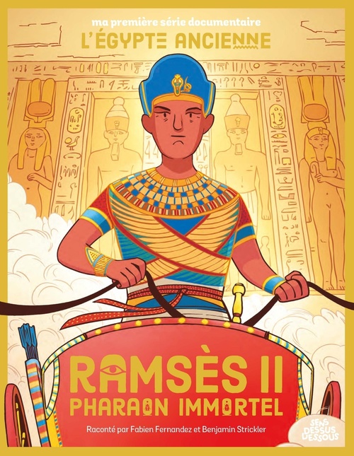 Couverture ebook de Ramsès II pharaon immortel, de Fabien Fernandez
