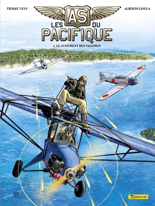 ebook cover of Les as du Pacifique - tome 1 - Le jugement des Salomon 1/2, by Pierre Veys, Alberto Lingua