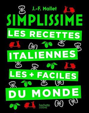 ebook cover of Simplissime Les recettes italiennes les + faciles du monde, by Jean-François Mallet