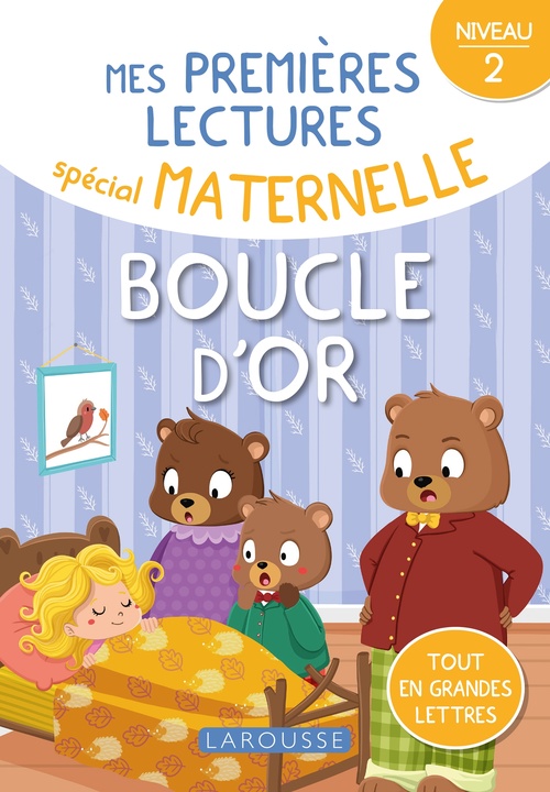 Couverture ebook de Mes premières lectures spécial maternelle - Niveau 2 - Boucle d'or, de Collectif