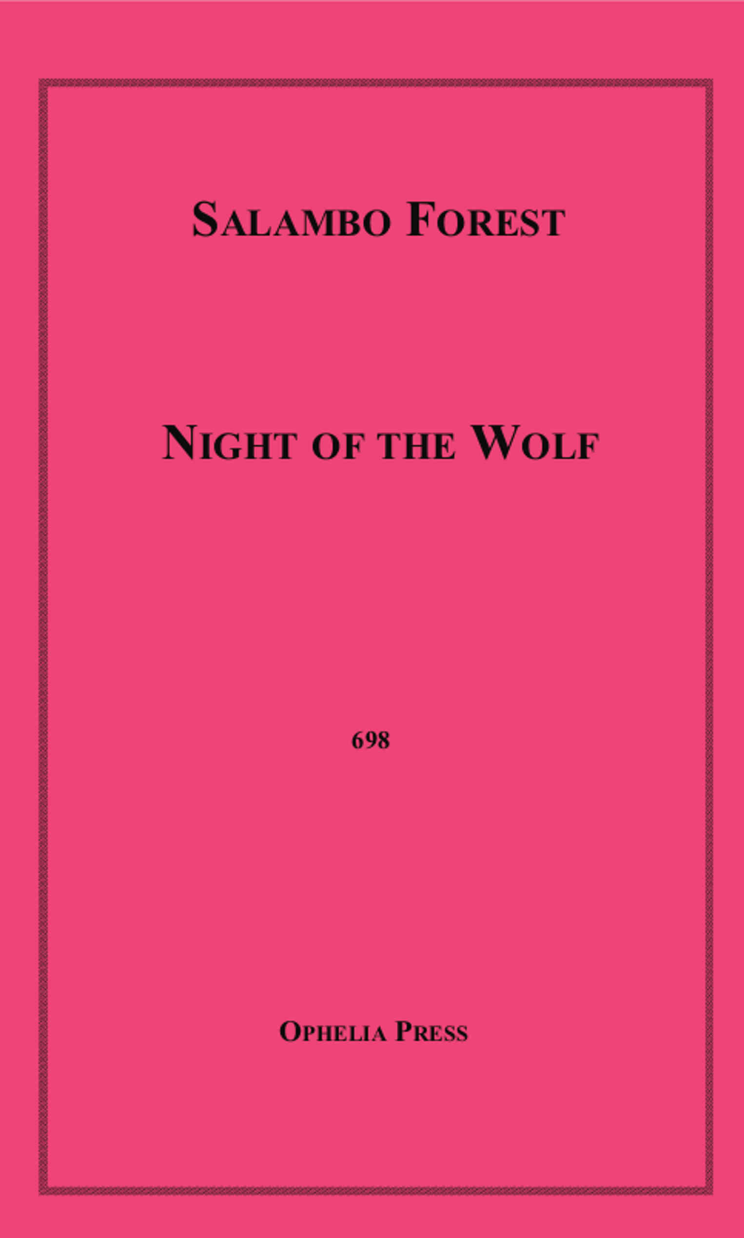 ebook cover of Night of the Wolf, by Salambo Forest
