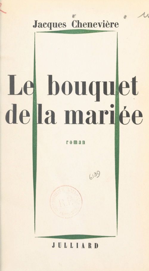 ebook cover of Le bouquet de la mariée, by Jacques Cheneviere