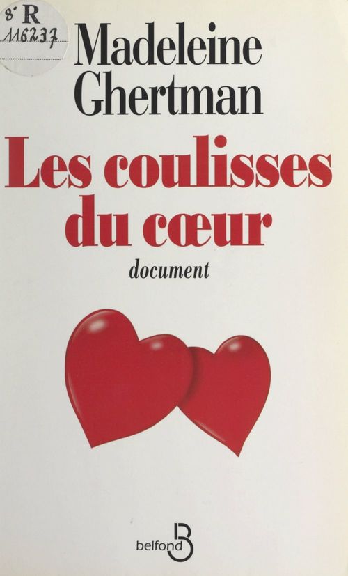 ebook cover of Les coulisses du coeur, by Madeleine Ghertman