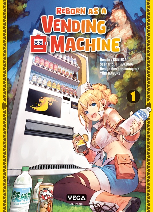 Couverture ebook de Reborn as a vending machine  - Tome 1, de Hiru Kuma