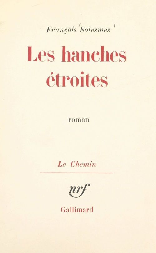Couverture ebook de Les hanches étroites, de François Solesmes