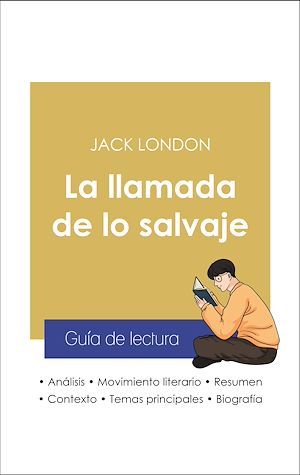 ebook cover of Guía de lectura La llamada de lo salvaje (análisis literario de referencia y resumen completo), by Jack London