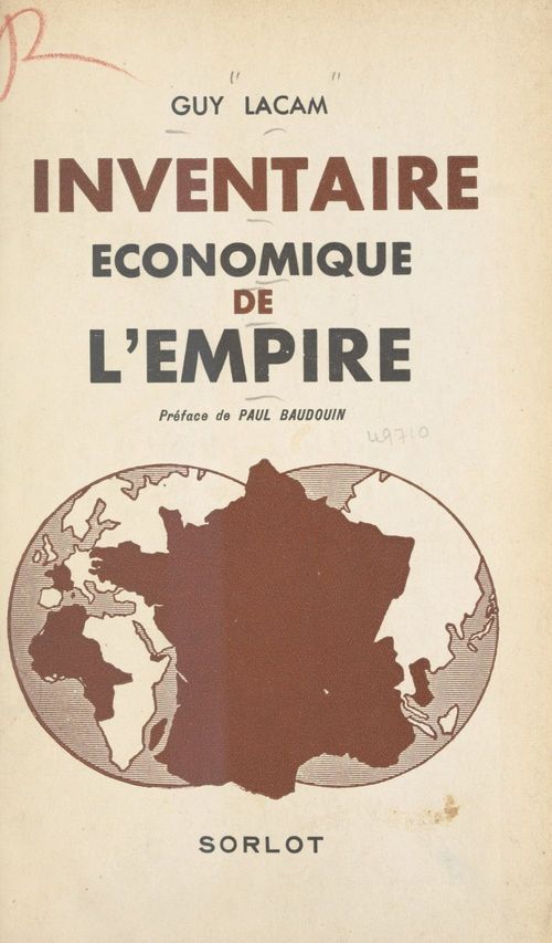 Couverture ebook de Inventaire économique de l'Empire, de Guy Lacam