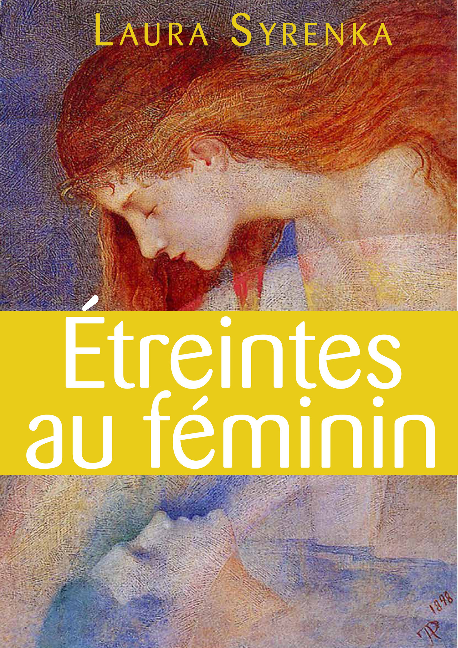 Couverture ebook de Étreintes au féminin - roman lesbien, de Laura Syrenka
