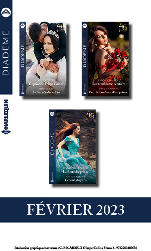 Couverture ebook de Pack mensuel Diadème - 6 romans (Février 2023), de Collectif