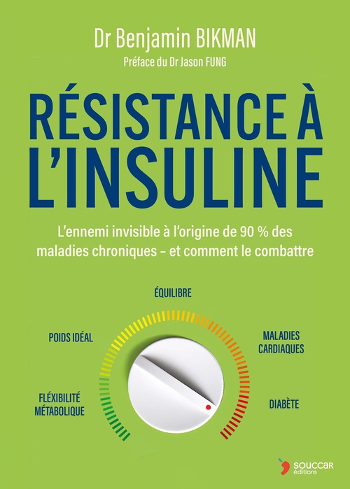 Couverture ebook de Résistance à l'insuline, de Benjamin Bikman