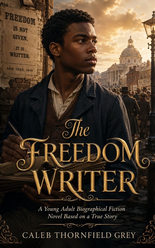 ebook cover of The Freedom Writer, by Caleb Thornfield Grey