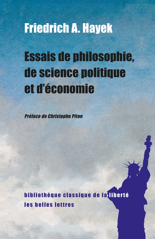 Couverture ebook de Essais de philosophie, de science politique et d'économie, de Friedrich august Hayek