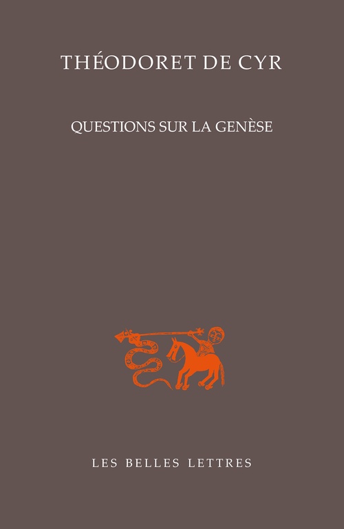 ebook cover of Questions sur la Genèse, by Théodoret de cyr, Sophie De Cumond