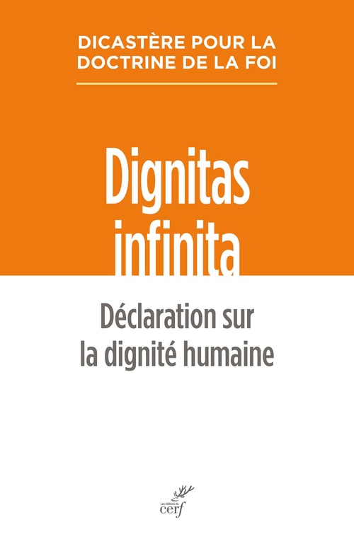 Couverture ebook de Dignitas infinita, de Dicastere pour la doctrine de la foi