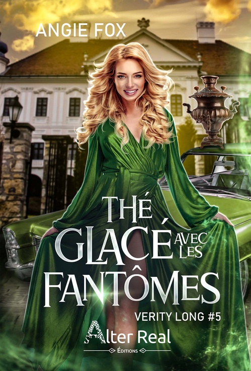 Couverture ebook de Thé glacé avec les fantômes, de Angie Fox