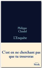 Couverture ebook de L'Enquête, de Philippe Claudel