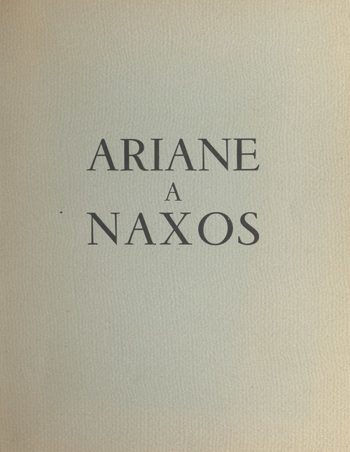 ebook cover of Ariane à Naxos, by Pierre Rollet