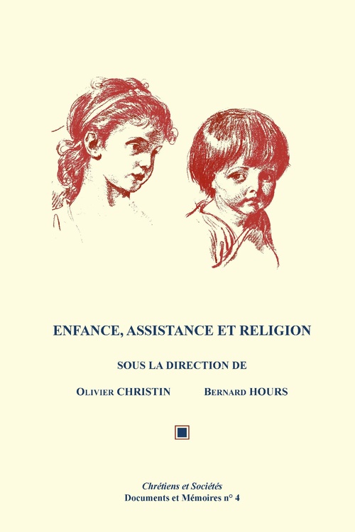 Couverture ebook de Enfance, assistance et religion, de