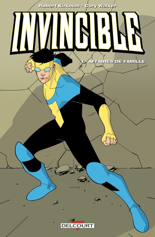 ebook cover of Invincible T01 - Affaires de famille, by Robert Kirkman, Cory Walker