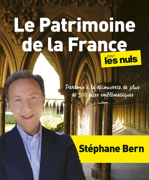 Couverture ebook de Le Patrimoine de la France pour les Nuls, de Stéphane Bern