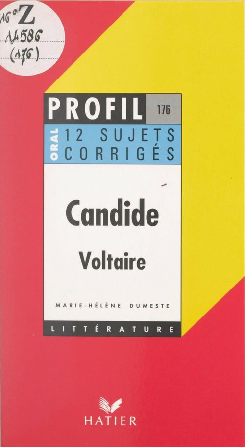 ebook cover of Candide (1759), Voltaire, by Marie-hélène Dumeste