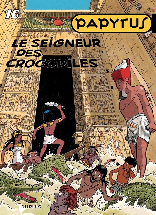 Couverture ebook de Papyrus - Tome 16 - Le seigneur des crocodiles, de Lucien De gieter