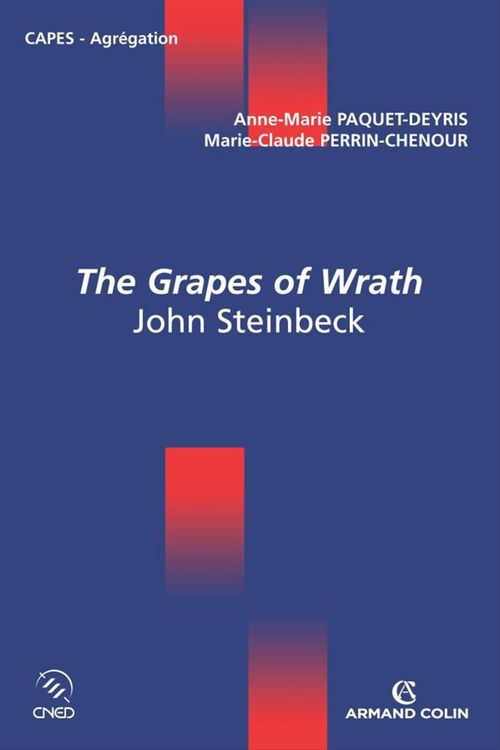 Couverture ebook de The Grapes of Wrath, de Paquet, Perrin