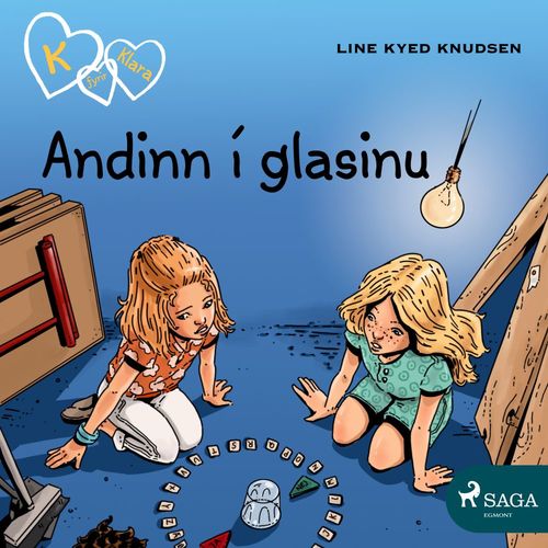 Couverture audiobook de K fyrir Klara 13 - Andinn í glasinu, de Line Kyed Knudsen