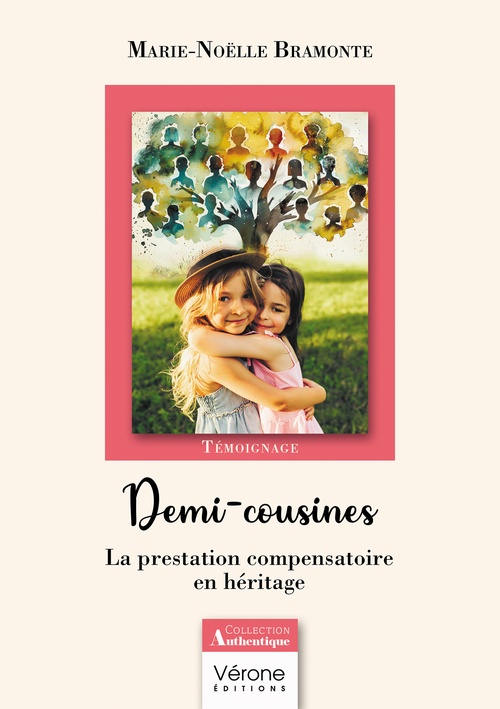 ebook cover of Demi-cousines, by Marie-Noëlle Bramonte