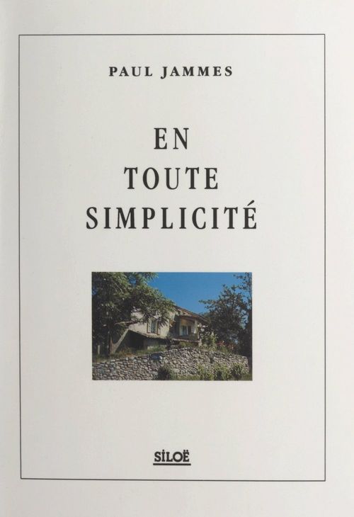 Couverture ebook de En toute simplicité, de Paul Jammes