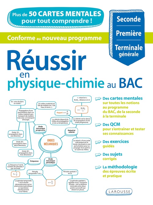 ebook cover of Réussir en physique-chimie au BAC, by Marion Gualino