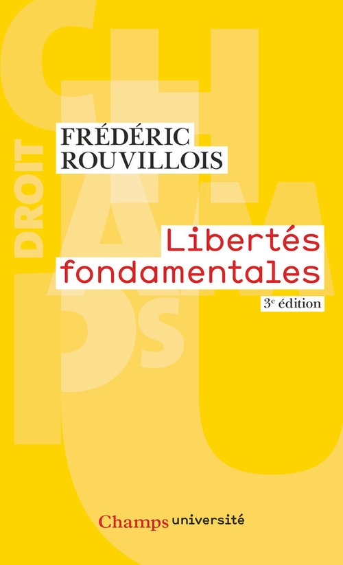 ebook cover of Libertés fondamentales, by Frédéric Rouvillois